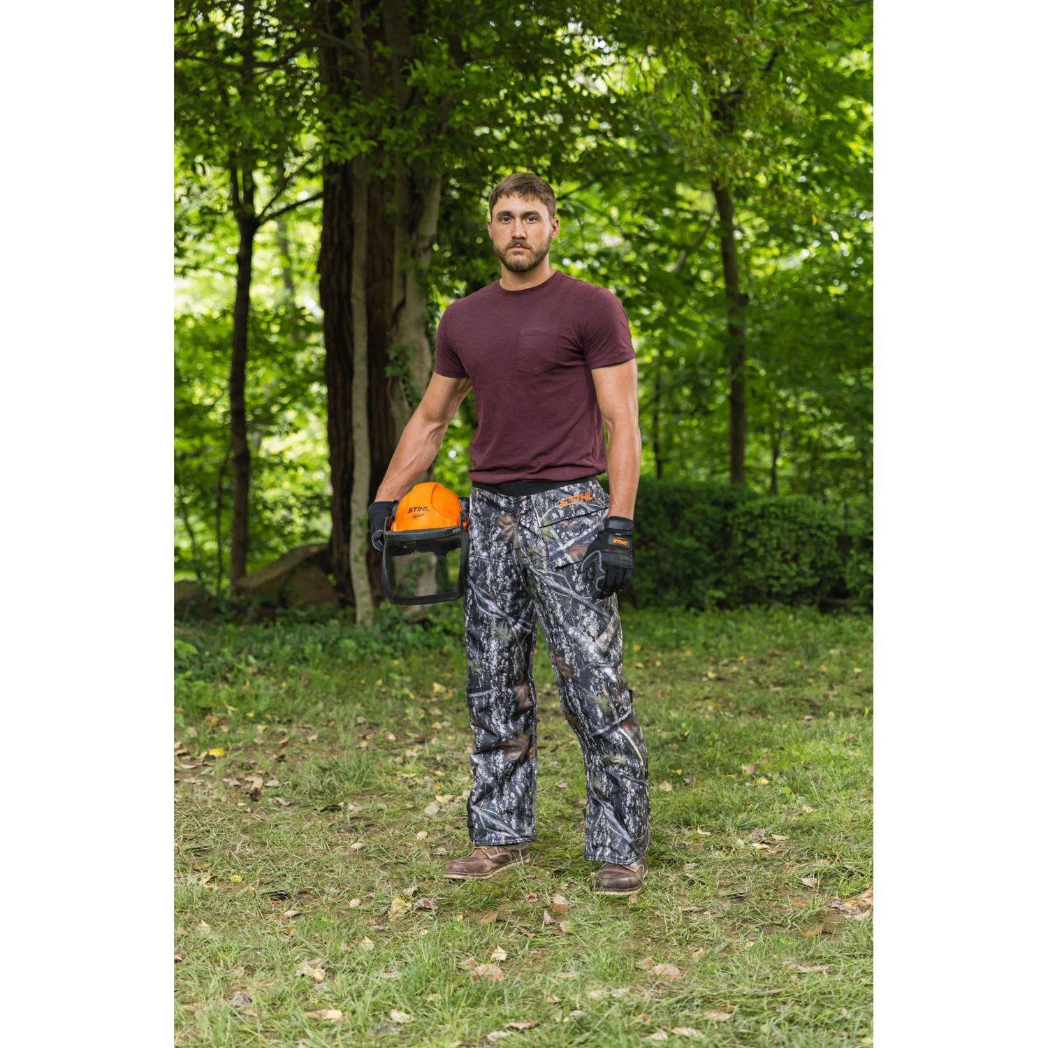 STIHL Nylon Dynamic Hunter Apron Chaps Tru Timber 36 Inch 1 Pk 5 STIHL Nylon Dynamic Hunter Apron Chaps Tru Timber 36 Inch 1 Pk - Image 3