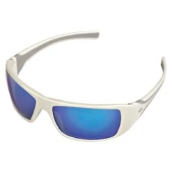 STIHL White Ice Protective Glasses Blue Mirror Lens White Frame 1 Pc