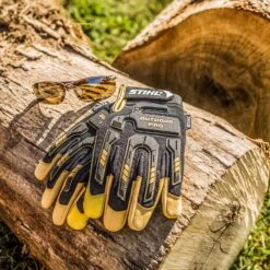 STIHL Outdoor PRO Gloves Black/Yellow M 1 Pair -Stihl 540a7357 2c73 48cb 9d8c 02fcd3b1e765
