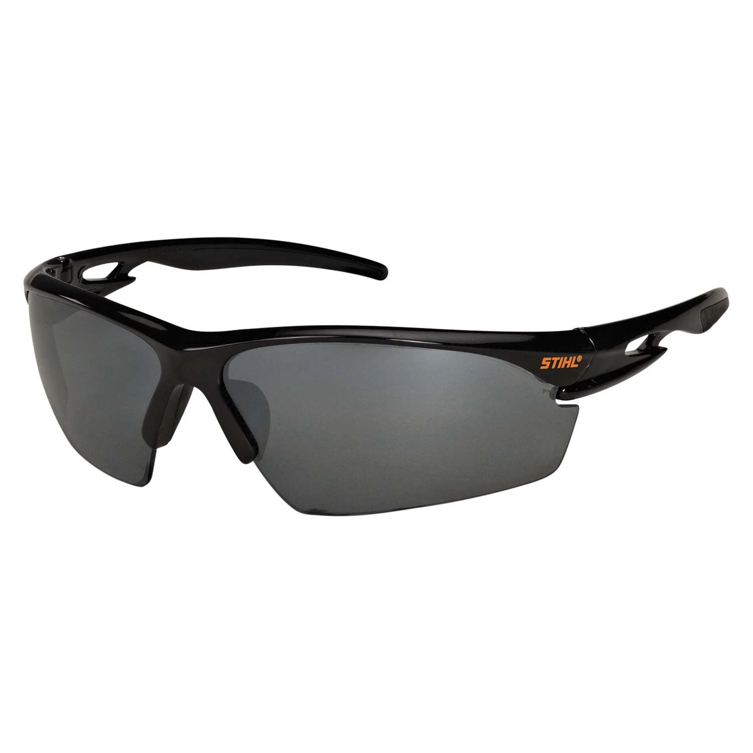 STIHL Black Work Protective Glasses Gray Lens Black Frame 1 Pc 3 STIHL Black Work Protective Glasses Gray Lens Black Frame 1 Pc