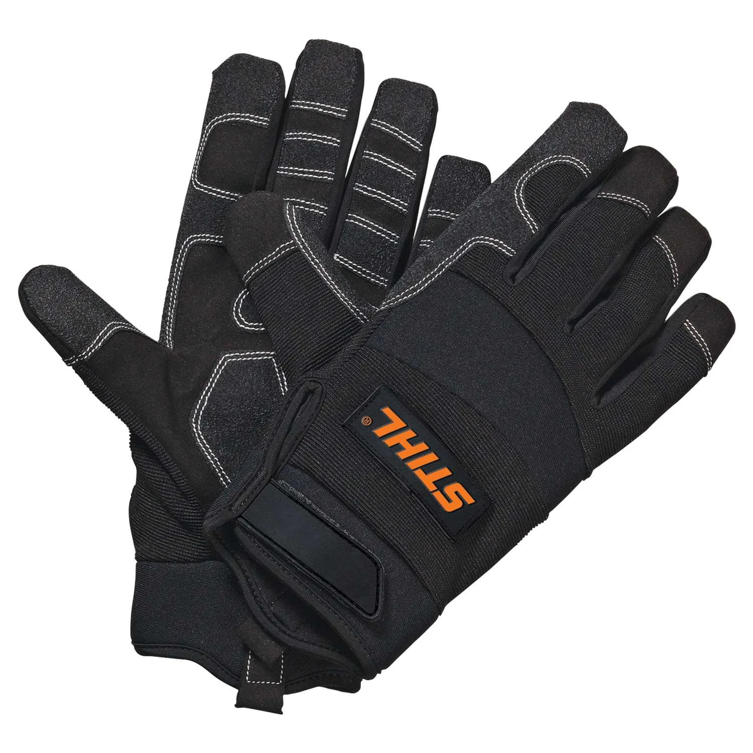 STIHL Mechanic Style Work Gloves Black M 1 Pair 3 STIHL Mechanic Style Work Gloves Black M 1 Pair