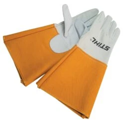 STIHL Extended Cuff Pruning Gloves Orange/White L 1 Pair