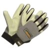 STIHL TIMBERSPORTS Leather Palms Gloves Black/Gray/Cream M 1 Pk