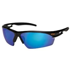 STIHL Black Work Protective Glasses Blue Mirror Lens Black Frame 1 Pc
